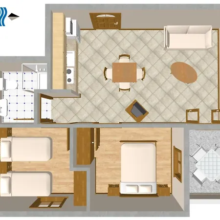 Apartmán With Parking Space Losinj, Losinj - 2505