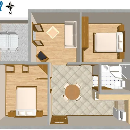 Appartamento With Parking Space Losinj, Losinj - 2505 *